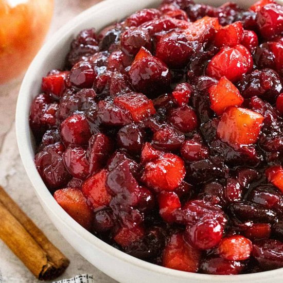 Apple Cranberry Sauce