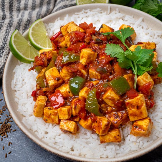 Easy Paneer Jalfrezi