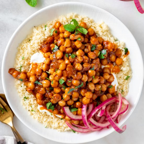 Harissa Chickpeas