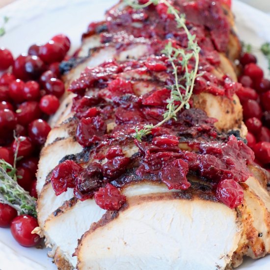 Cranberry Glazed Turkey Breast