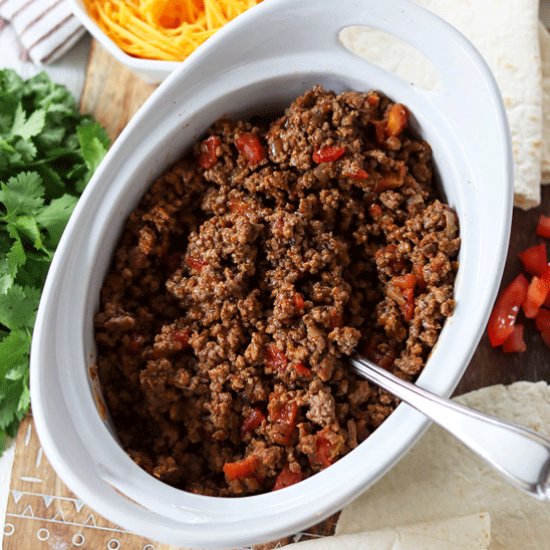 mexican-style ground beef