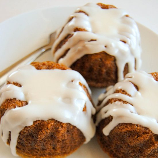 Pumpkin Mini Bundt Cakes