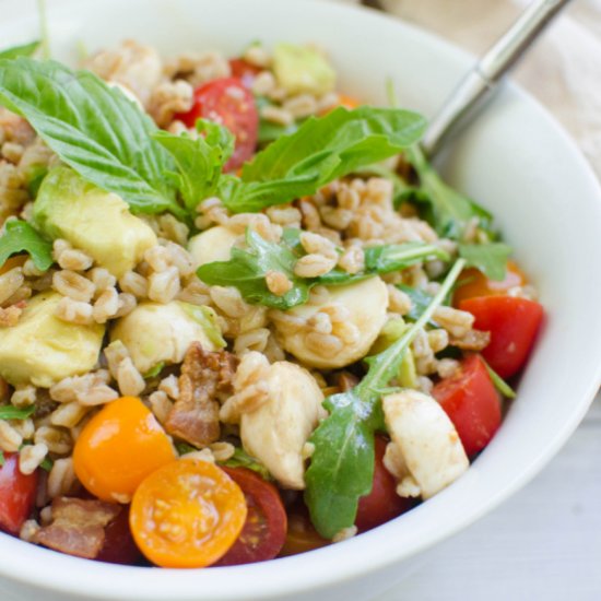 Farro Caprese Salad