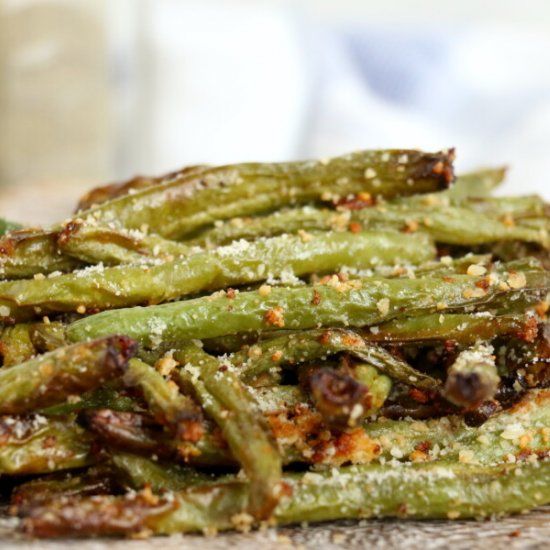 Air Fryer Parmesan Green Beans