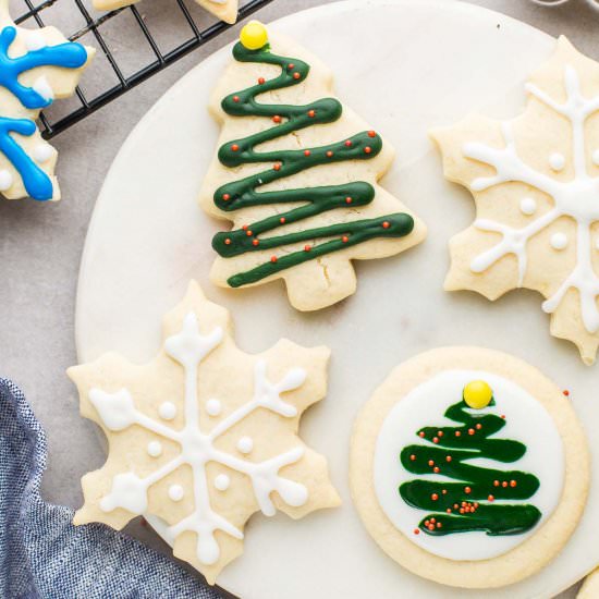 Gluten Free Vegan Sugar Cookies