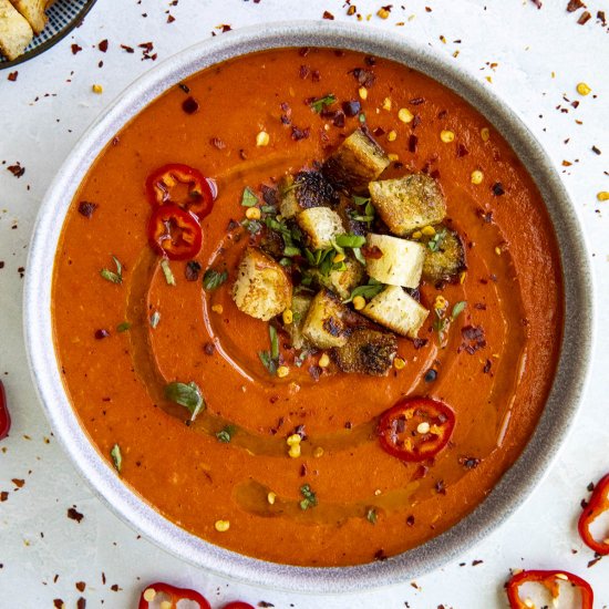 Roasted Red Pepper Soup