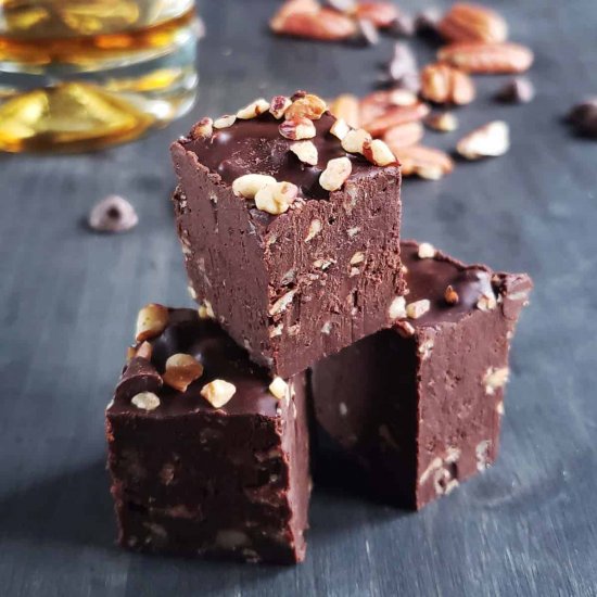 Easy Whiskey Fudge