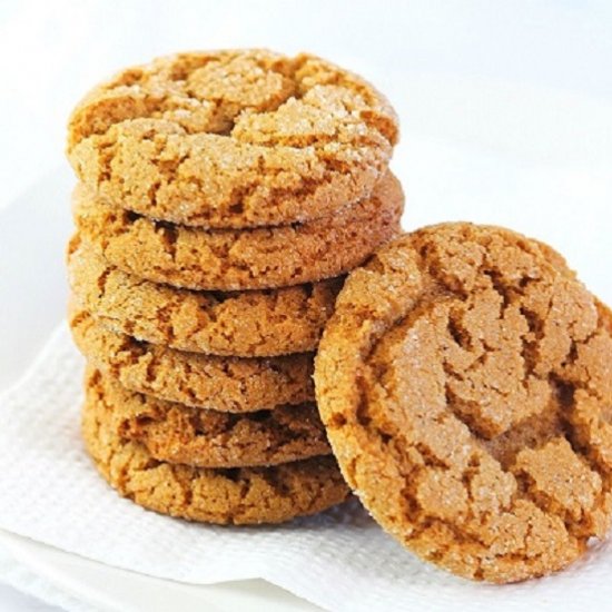 easy gingersnap cookies