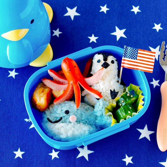 Aquarium Field Trip Bento Lunch Box