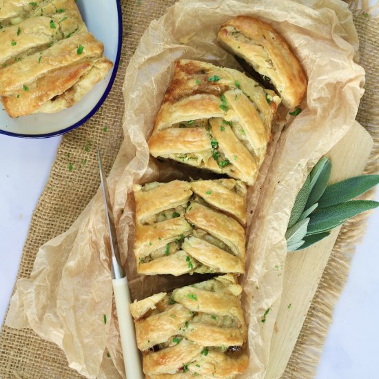 Braided Puff Pastry Strudel