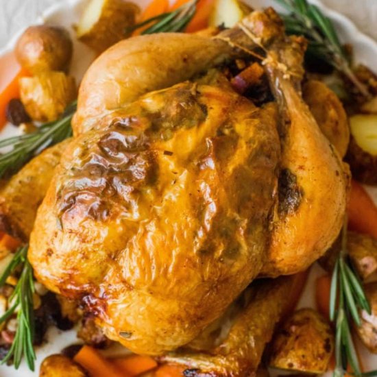 Roast Chicken with Herbs and Spices