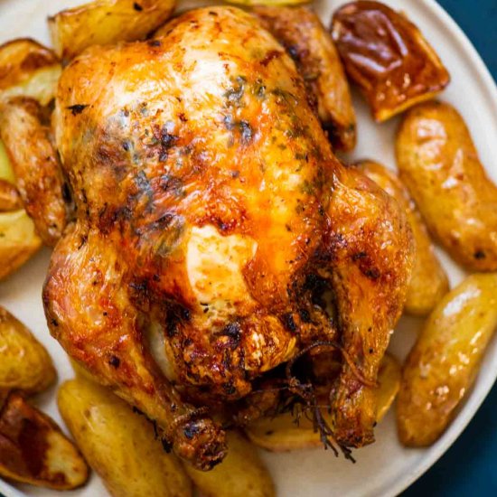 Air Fryer Whole Chicken