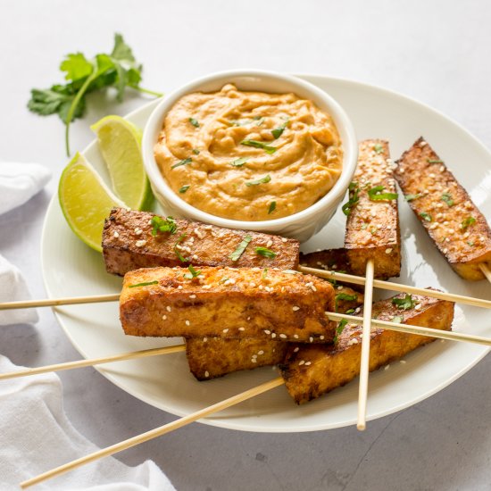 Easy Satay Tofu