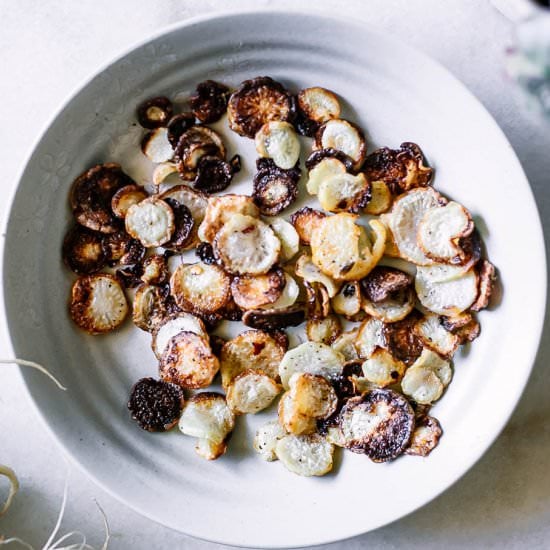 Baked Turnip Chips