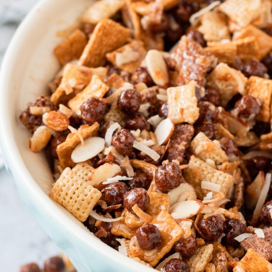 Chocolate Gooey Chex Mix