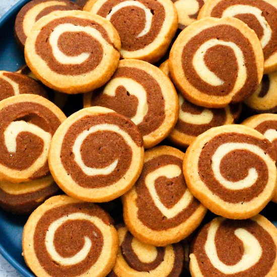 Chocolate Pinwheel Cookies