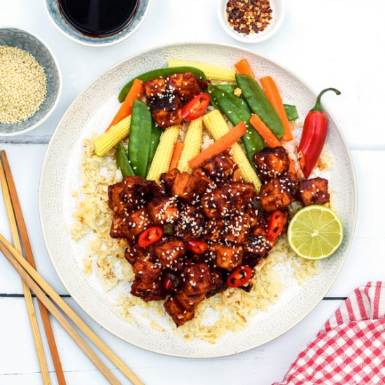 STIR-FRIED CAULIFLOWER RICE