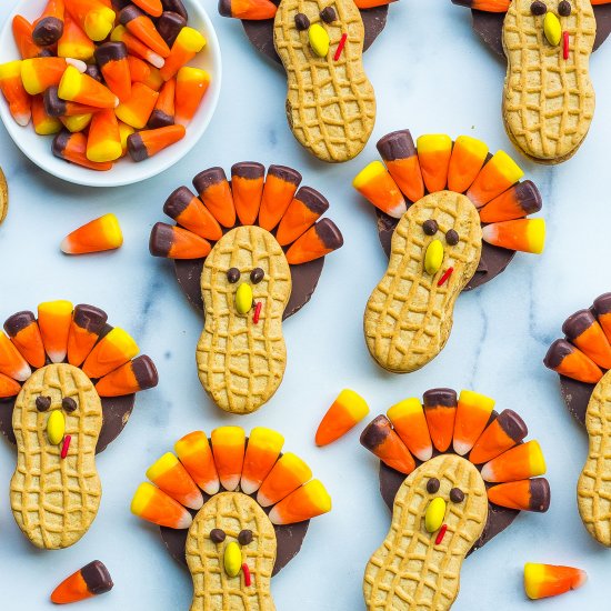 No-Bake Turkey Cookies