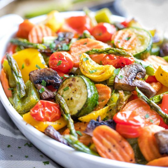 Oven Roasted Vegetables Medley