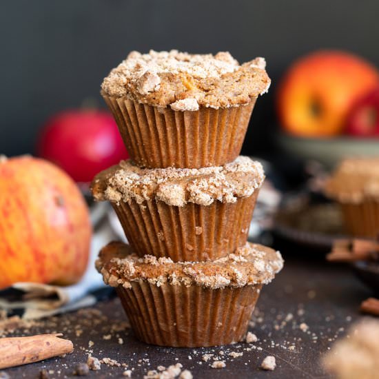 APPLE CRUMB MUFFINS