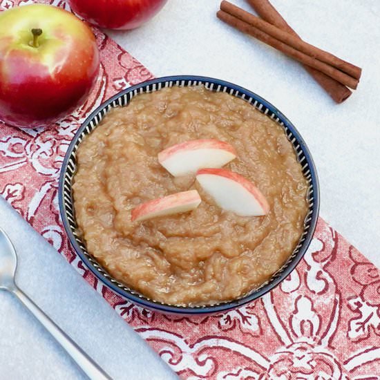 Cinnamon Cider Apple Sauce