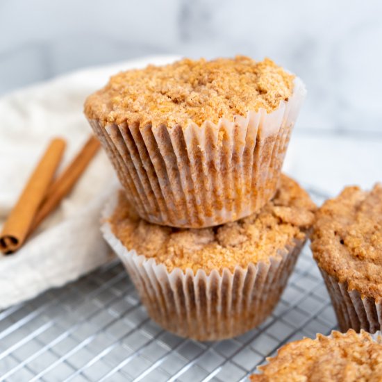 Cinnamon Streusel Muffins