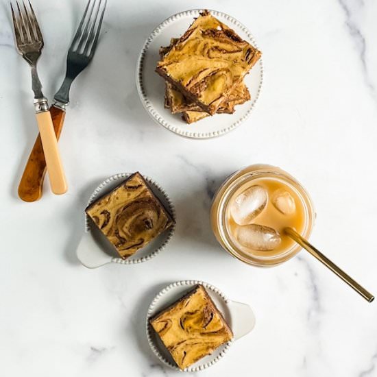 mocha cheesecake brownies