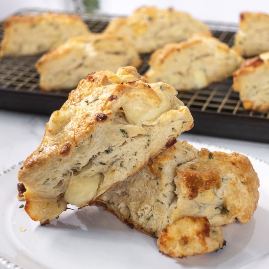 Savory Halloumi Scones