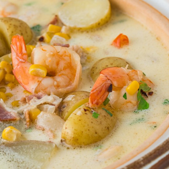 Shrimp Potato Corn Chowder