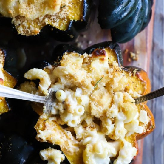 Roasted Acorn Squash Mac & Cheese