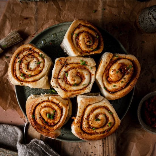 Sun-dried Tomato Cream Cheese Rolls