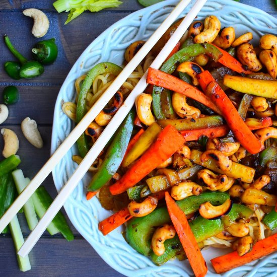 Cashew Nut & Vegetable Stir Fry