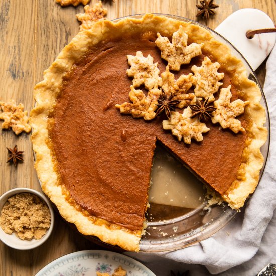 Dairy Free Pumpkin Pie