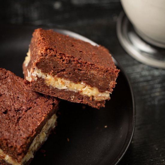 German Chocolate Brownies