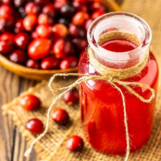 Spiced Cranberry Simple Syrup