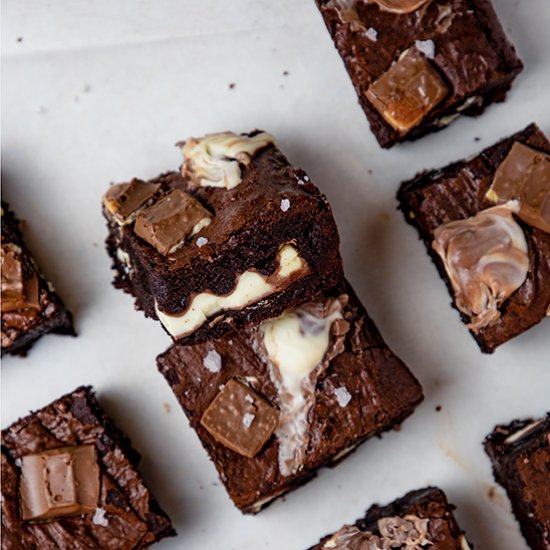 Gluten-Free Kinder Brownies