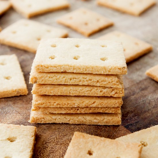 Low Carb Almond Flour Crackers