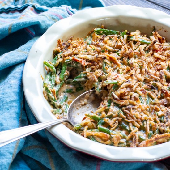 Healthier Green Bean Casserole