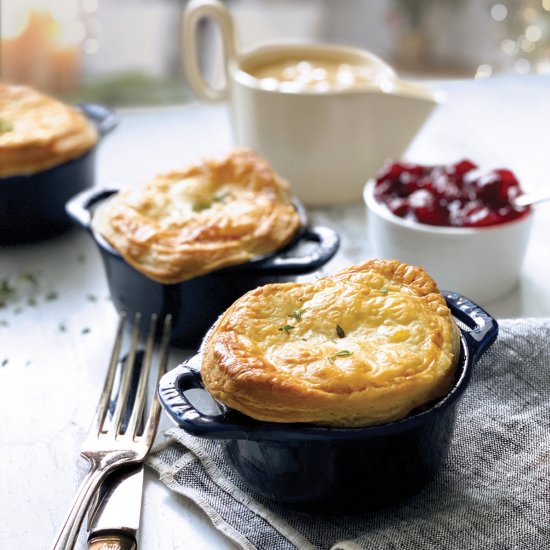 Mini Pot Pies With Leftovers