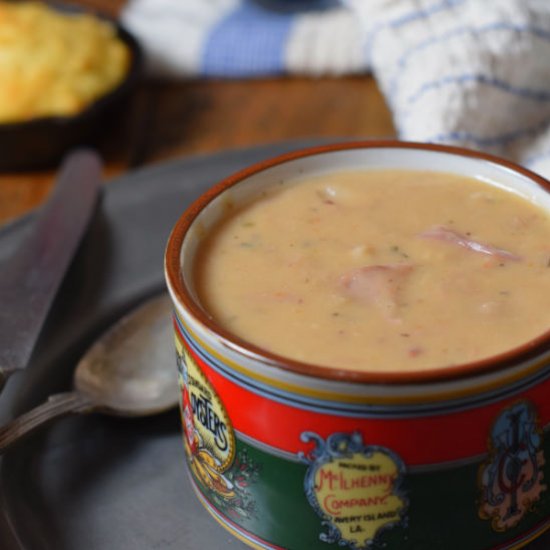 Easy Ham and Navy Bean Soup