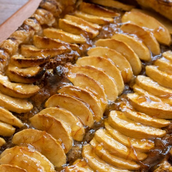 Apple Tart with Hazelnut Frangipane