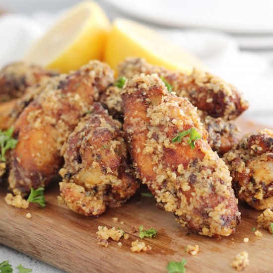 Air Fryer Garlic Parmesan Chicken W