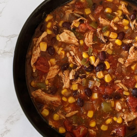 Slow Cooker Chicken Tortilla Soup