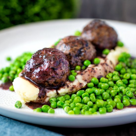 Minted Lamb Meatballs