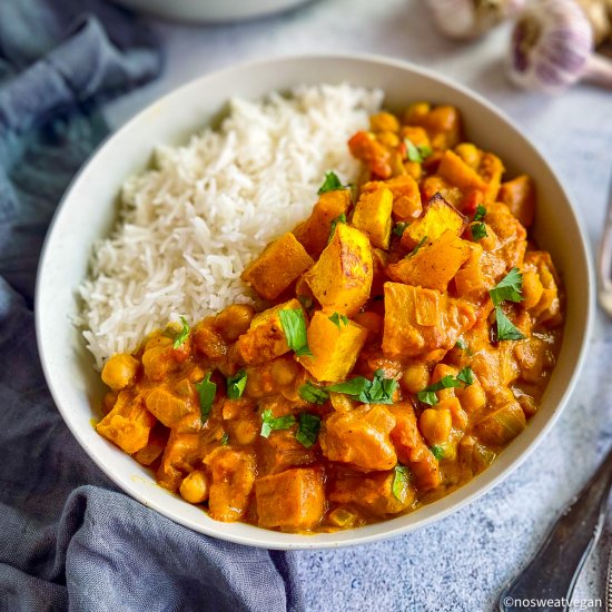 Butternut Squash & Chickpea Curry