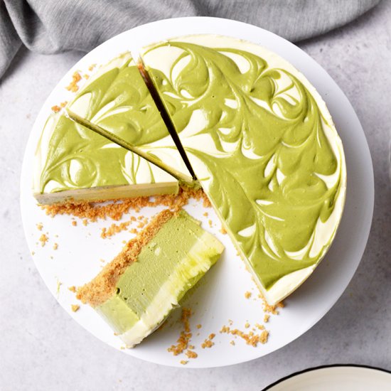 Matcha White Chocolate Cheesecake