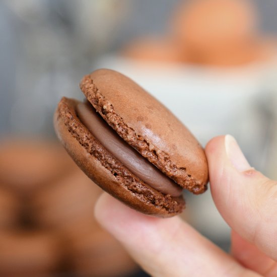 Chocolate Macarons