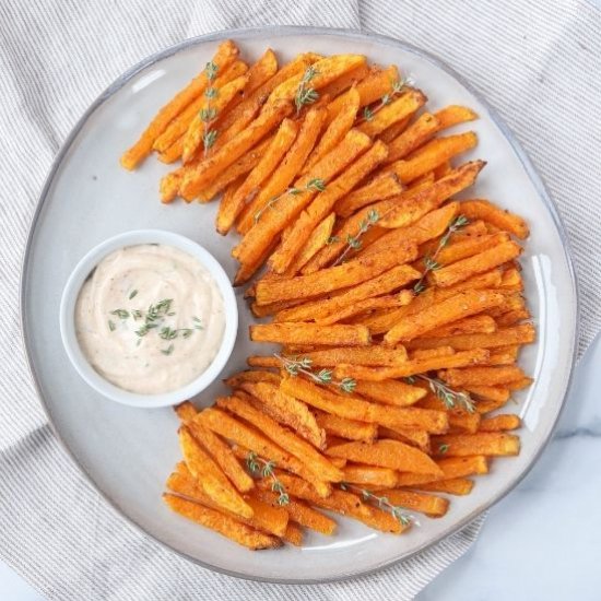 Air Fryer Butternut Squash Fries