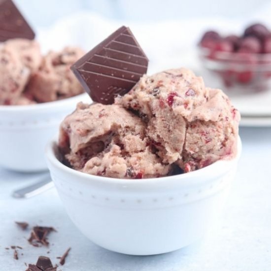 Chocolate Cherry Nice Cream