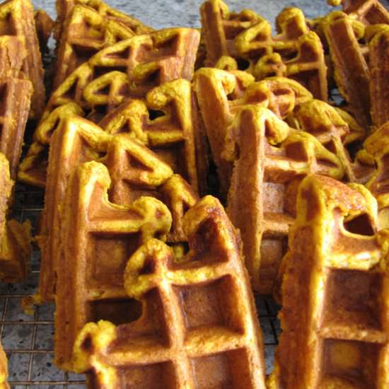 Pumpkin Carrot Waffles